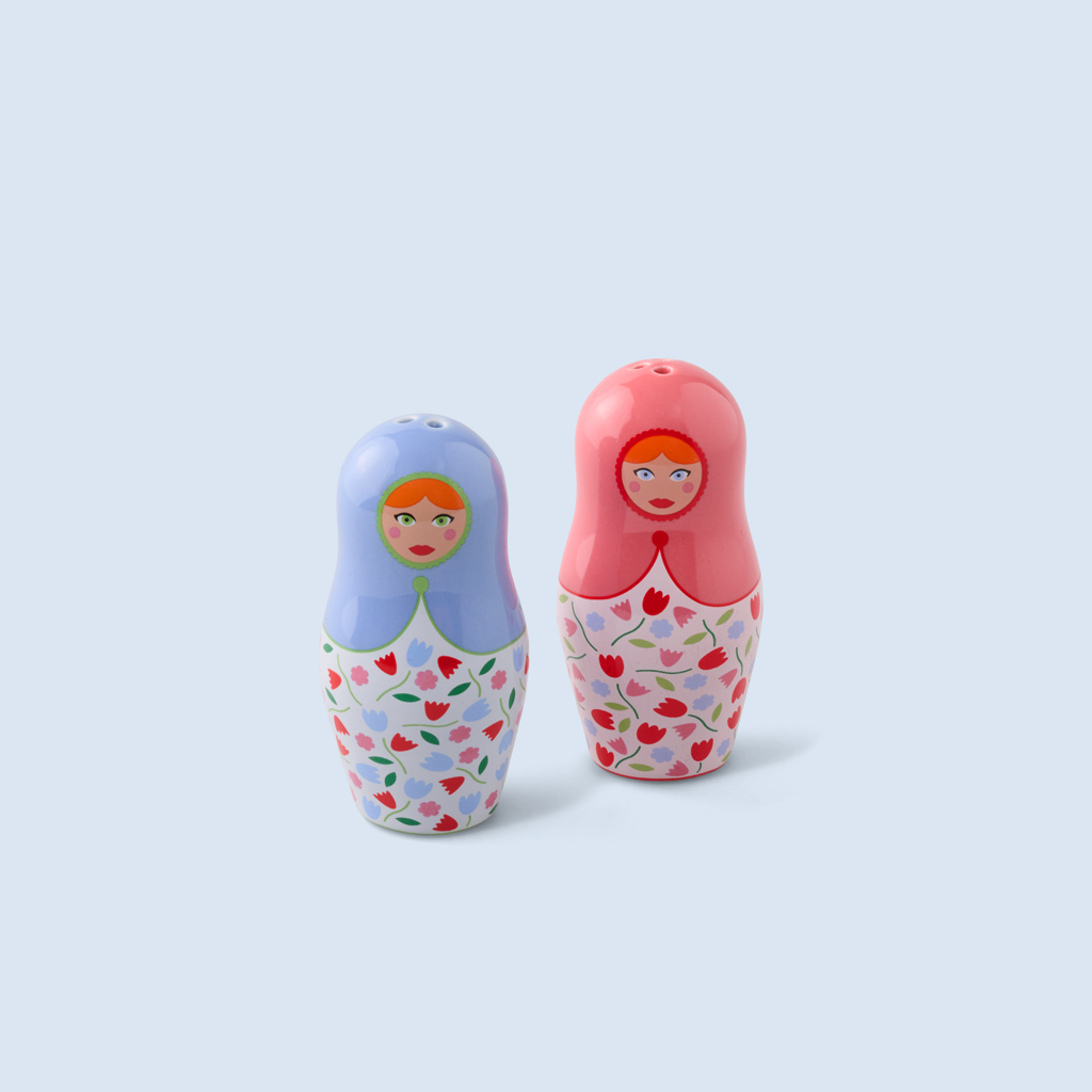 Salt and pepper dolls