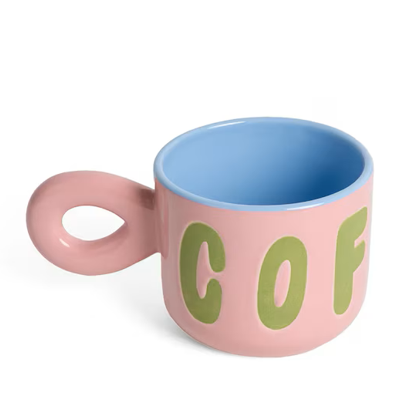 PINK COFFE MUG HF