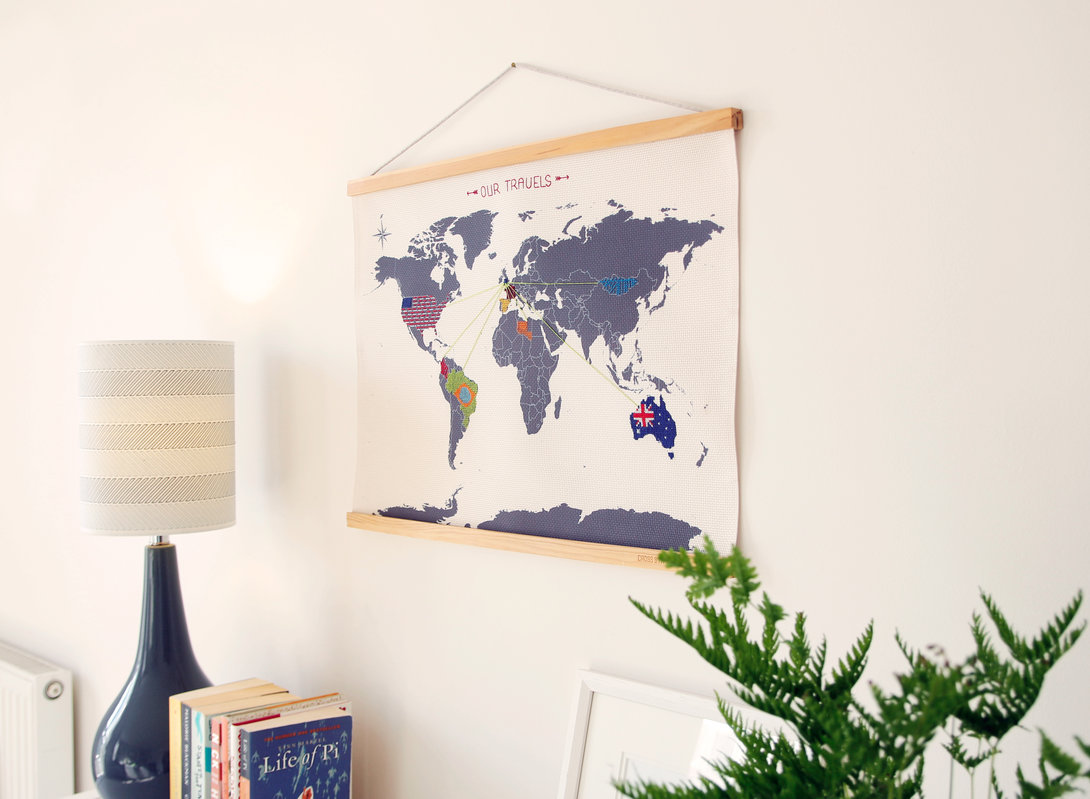 Suck UK Πλεκτός Χάρτης Large