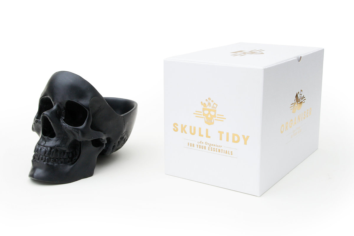 Organizer Κρανίο Skull Tidy - Μαύρο