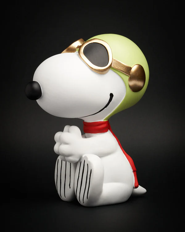 Διακοσμητική Φιγούρα Snoopy Αεροπόρος - Λευκή 25cm