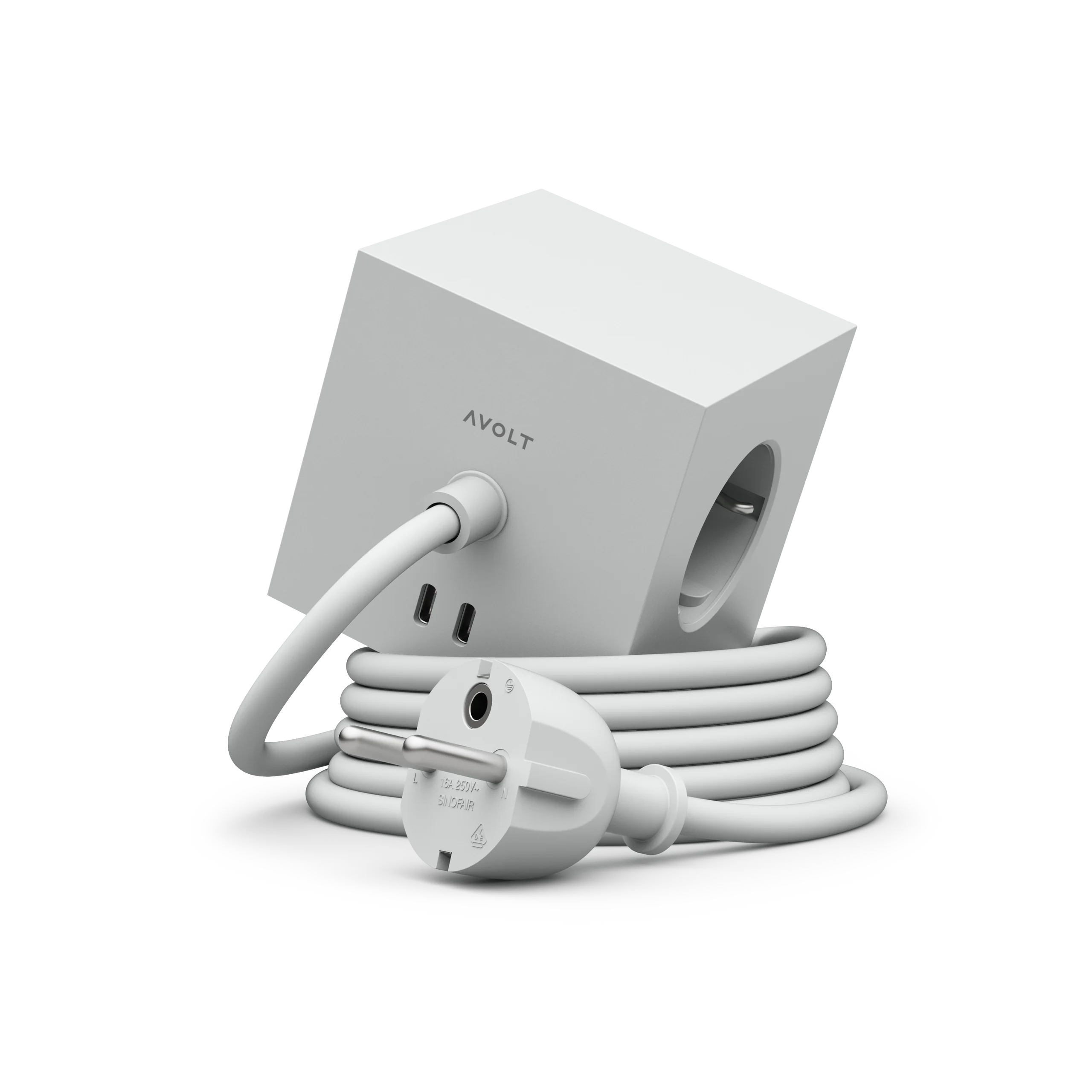 Square 1 Power Extender με Διπλή θύρα USB-C και Μαγνητική βάση - Γκρι