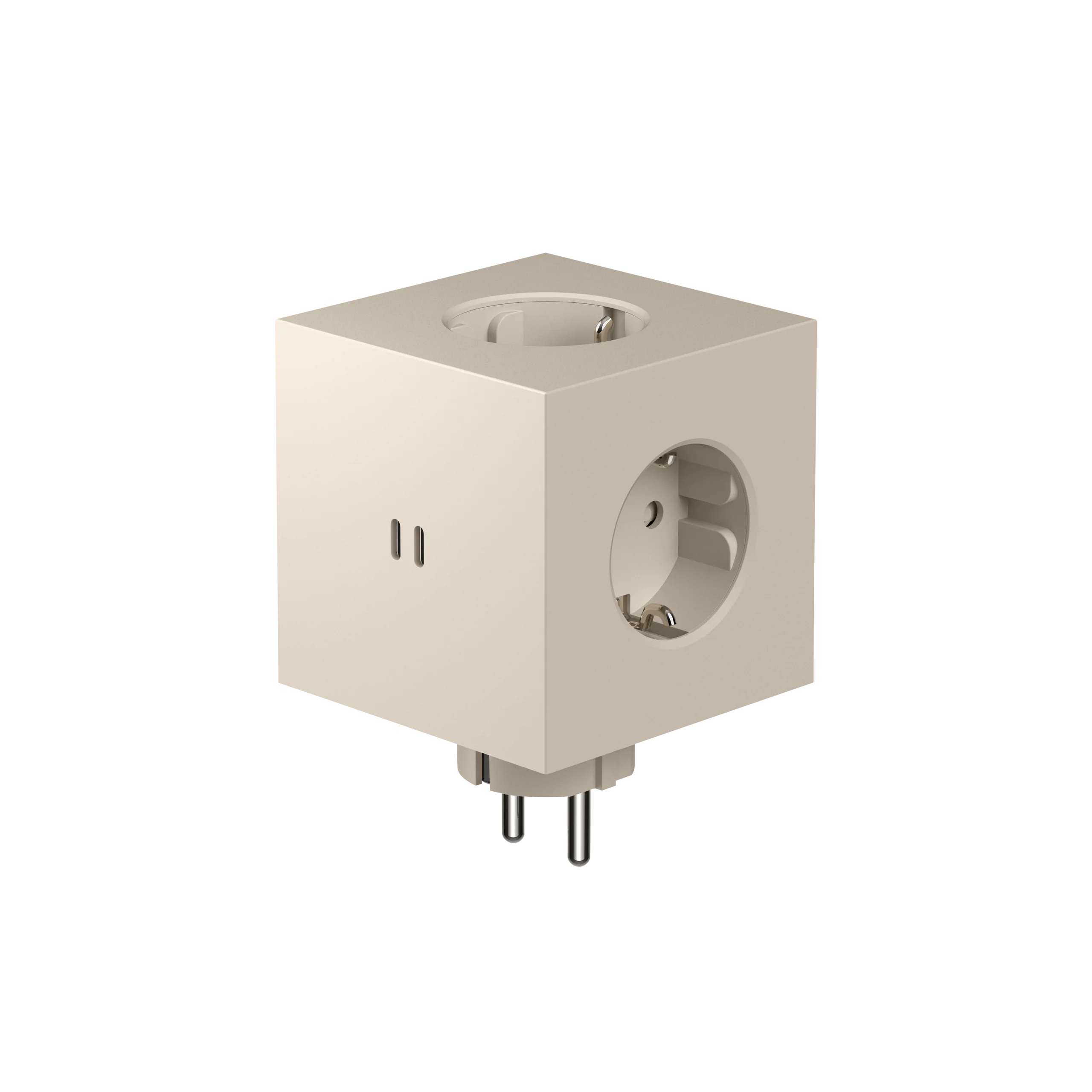 Square 2 Πολύπριζο Επέκτασης με Διπλή θύρα USB-C - Μπεζ