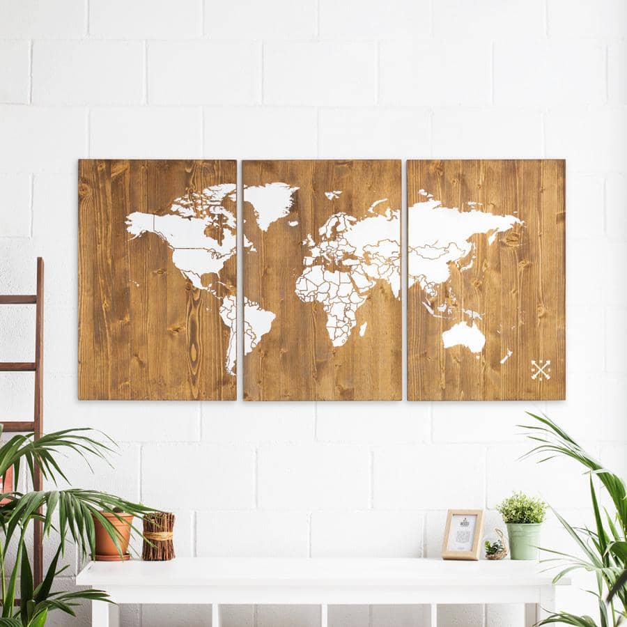 MISS WOOD Χάρτης Woody XXXL - Ξύλινος 180 x 90 cm