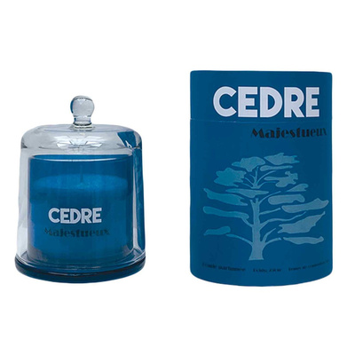 Scented Cloche Candle Arty - Cedar-1 Scented Cloche Candle Arty - Cedar-1