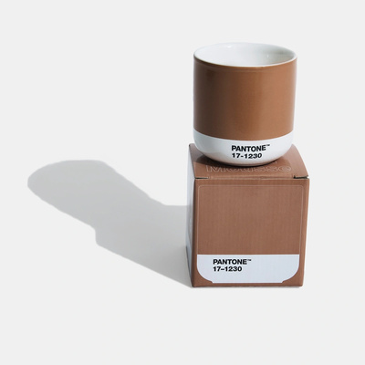 Pantone cortado Thermo Cup - Color of the Year 2025 Mocha Mousse 190ml-2 Pantone cortado Thermo Cup - Color of the Year 2025 Mocha Mousse 190ml-2