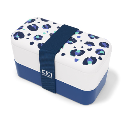 1L Δοχείο Φαγητού Monbento MB Original (PP) - Graphic Leopard Μπλε-1 1L Δοχείο Φαγητού Monbento MB Original (PP) - Graphic Leopard Μπλε-1