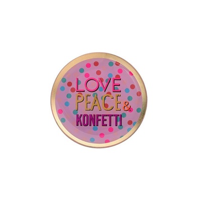 Love Πιατάκι M - Love, Peace & Konfetti-1 Love Πιατάκι M - Love, Peace & Konfetti-1