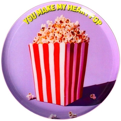 Love Trays ,XS Διακοσμητικός Δίσκος “You Make My Heart Pop” - Μωβ-1 Love Trays ,XS Διακοσμητικός Δίσκος “You Make My Heart Pop” - Μωβ-1