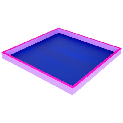 Neo Tray , Rectangular - Dark Blue / Neon Purple / Purple-1 Neo Tray , Rectangular - Dark Blue / Neon Purple / Purple-1