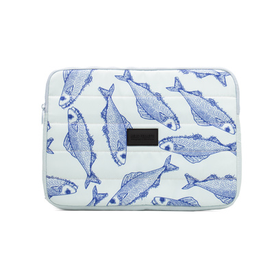 LIGHT BLUE PISCES LAPTOP SLEEVE 15" HF-1 LIGHT BLUE PISCES LAPTOP SLEEVE 15" HF-1