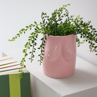PINK TITS FLOWER VASE HF-2 PINK TITS FLOWER VASE HF-2