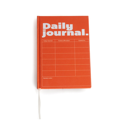 RED DAILY JOURNAL A5 NOTEBOOK HF-1 RED DAILY JOURNAL A5 NOTEBOOK HF-1