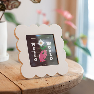Photo Frame Petal - Beige-2 Photo Frame Petal - Beige-2