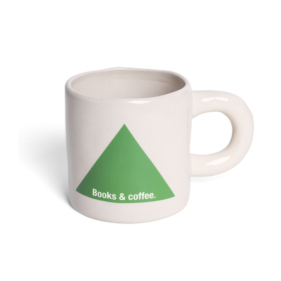 Mug Books & Coffee - Green-1 Mug Books & Coffee - Green-1