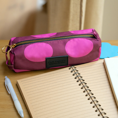 Pencil Case - Pink Wine-2 Pencil Case - Pink Wine-2