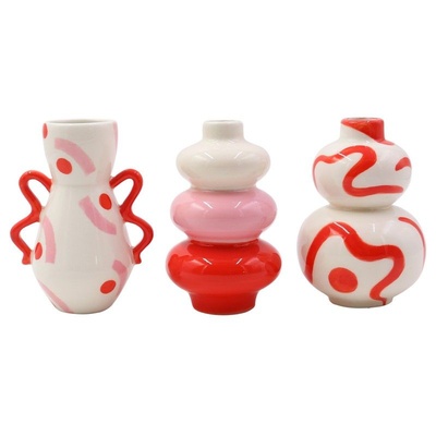 SET OF VASES - 3 ASS.-1 SET OF VASES - 3 ASS.-1