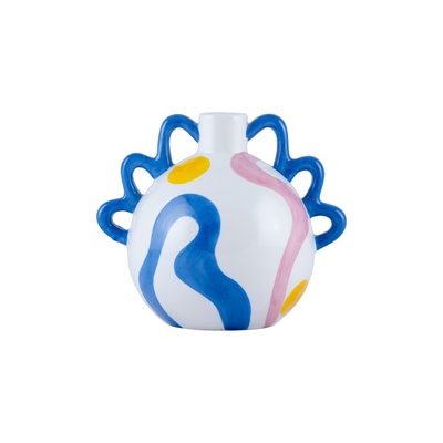 VASE ISIDORA - SUNNY SWIRLS-1 VASE ISIDORA - SUNNY SWIRLS-1