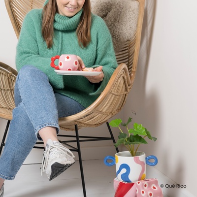 PLANT POT MARIANA - SUNNY SWIRLS-2 PLANT POT MARIANA - SUNNY SWIRLS-2