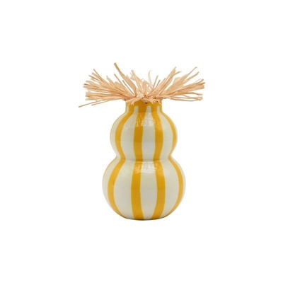 Vase Esperanza - Rayas Bailarinas (Yellow)-1 Vase Esperanza - Rayas Bailarinas (Yellow)-1