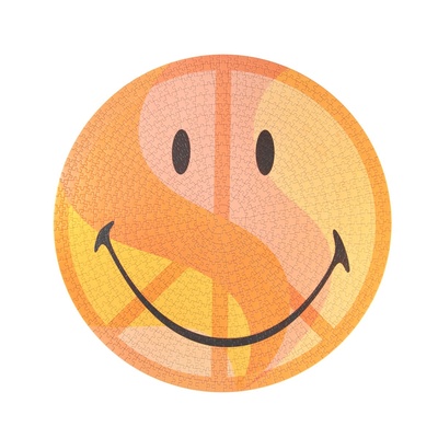 Στρογγυλό Παζλ SMILEY 67.5 cm x 67.5 cm - Peace by Piece-1 Στρογγυλό Παζλ SMILEY 67.5 cm x 67.5 cm - Peace by Piece-1