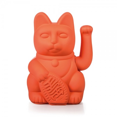 Lucky Cat Neon Orange-1 Lucky Cat Neon Orange-1