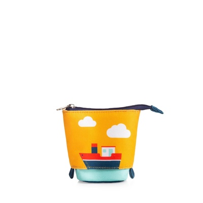 Pop Up Pencil Case 12 x 7 x 18 cm - Boat-1 Pop Up Pencil Case 12 x 7 x 18 cm - Boat-1