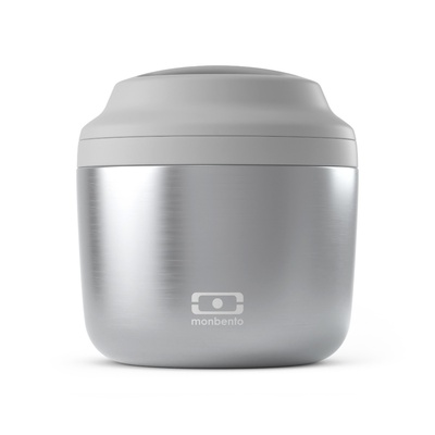 550ml Μεταλλικό Ισοθερμικό Δοχείο Φαγητού Monbento MB Element - Metallic Silver-1 550ml Μεταλλικό Ισοθερμικό Δοχείο Φαγητού Monbento MB Element - Metallic Silver-1