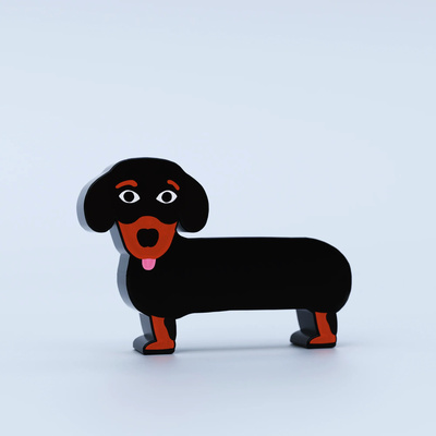 Vase - Dog-1 Vase - Dog-1