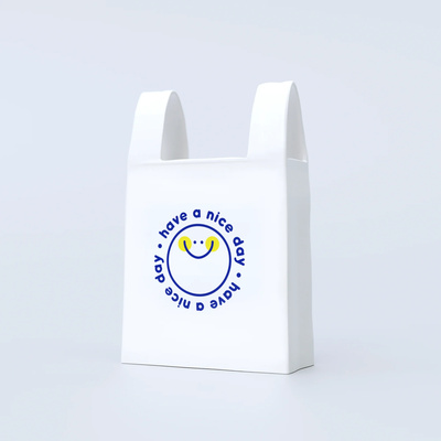 Vase Plastic Bag - White/Blue/Yellow-1 Vase Plastic Bag - White/Blue/Yellow-1