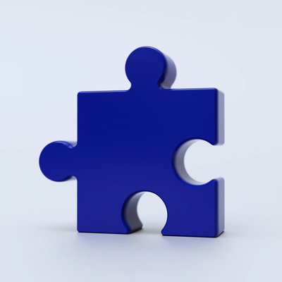 Vase Puzzle - Blue-1 Vase Puzzle - Blue-1