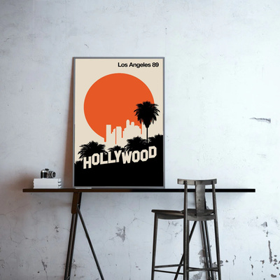 Print BO LUNDBERG - Los Angeles 89 - 30 x 40 cm-2 Print BO LUNDBERG - Los Angeles 89 - 30 x 40 cm-2