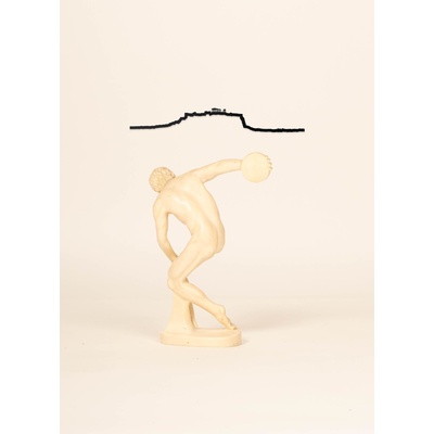 Μεταλλικό Διακοσμητικό Τοίχου theline Mini Athens 19 cm - Μαύρο-2 Μεταλλικό Διακοσμητικό Τοίχου theline Mini Athens 19 cm - Μαύρο-2