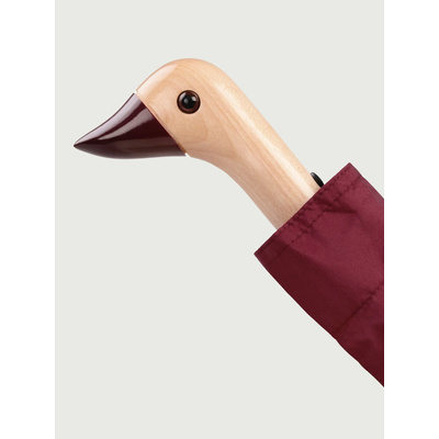 Ομπρέλα Original Duckhead - Κεράσι, Σπαστή με Χειροποίητο Χερούλι Πάπια-1 Ομπρέλα Original Duckhead - Κεράσι, Σπαστή με Χειροποίητο Χερούλι Πάπια-1