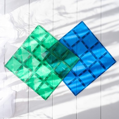 Rainbow Blue & Green Base Plate - 2 pcs-2 Rainbow Blue & Green Base Plate - 2 pcs-2