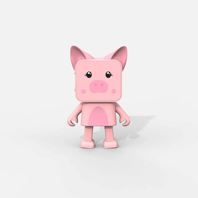 Speaker Dancing Animal Bluetooth, Pig - MOB-1 Speaker Dancing Animal Bluetooth, Pig - MOB-1
