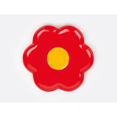 Daisy Collection Plate - Red-1 Daisy Collection Plate - Red-1