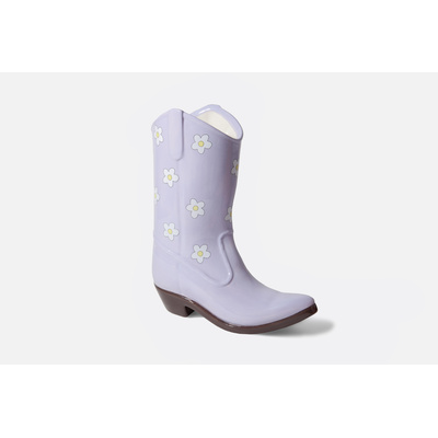 Rodeo Vase Cowboy Boot - Lilac-1 Rodeo Vase Cowboy Boot - Lilac-1