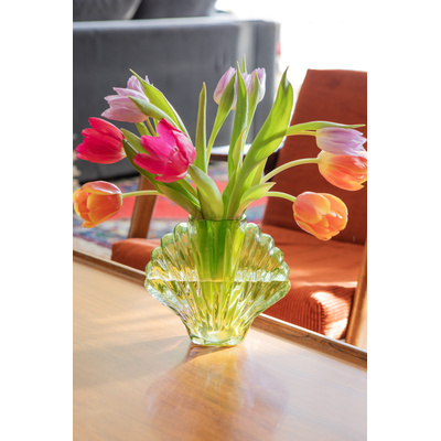 Seashell Vase - Green-2 Seashell Vase - Green-2