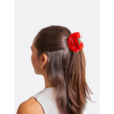 EMS Hair Claw - Tomato-2 EMS Hair Claw - Tomato-2
