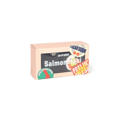 Socks Salmon Maki Sushi-1 Socks Salmon Maki Sushi-1