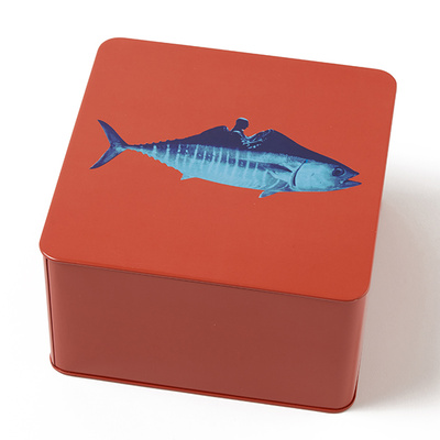 Square Tin Box Formulathon 17,7 cm-1 Square Tin Box Formulathon 17,7 cm-1