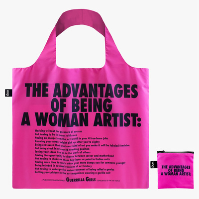 LOQI Bag Recycled | Guerrilla Girls - The Advantages Of Being a Woman-1 LOQI Bag Recycled | Guerrilla Girls - The Advantages Of Being a Woman-1