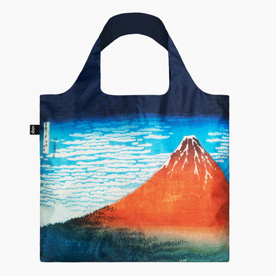 LOQI Bag Recycled | Katsushika Hokusai - Red Fuji-2 LOQI Bag Recycled | Katsushika Hokusai - Red Fuji-2