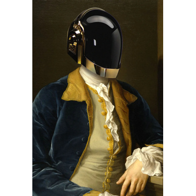 Print PORTRAITS - Daft Punk 2 - 30 x 40 cm-1 Print PORTRAITS - Daft Punk 2 - 30 x 40 cm-1