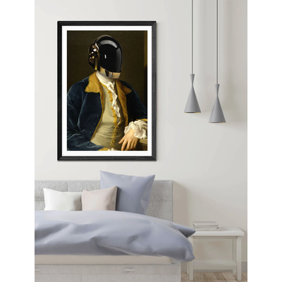 Print PORTRAITS - Daft Punk 2 - 30 x 40 cm-2 Print PORTRAITS - Daft Punk 2 - 30 x 40 cm-2