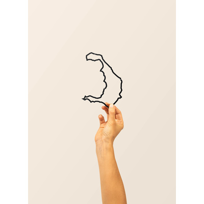 The Line Santorini Decoration 50cm - Black-1 The Line Santorini Decoration 50cm - Black-1