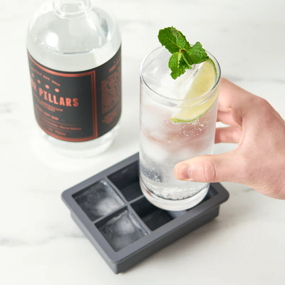 Highball Ice Cube Tray with Lid-2 Highball Ice Cube Tray with Lid-2