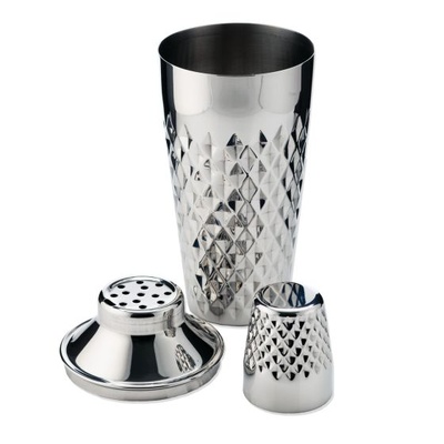 Stainless Steel Faceted Cocktail Shaker-2 Stainless Steel Faceted Cocktail Shaker-2