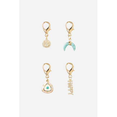 LCF CUSTOM. PACK 4 CHARMS HAPPY-1 LCF CUSTOM. PACK 4 CHARMS HAPPY-1